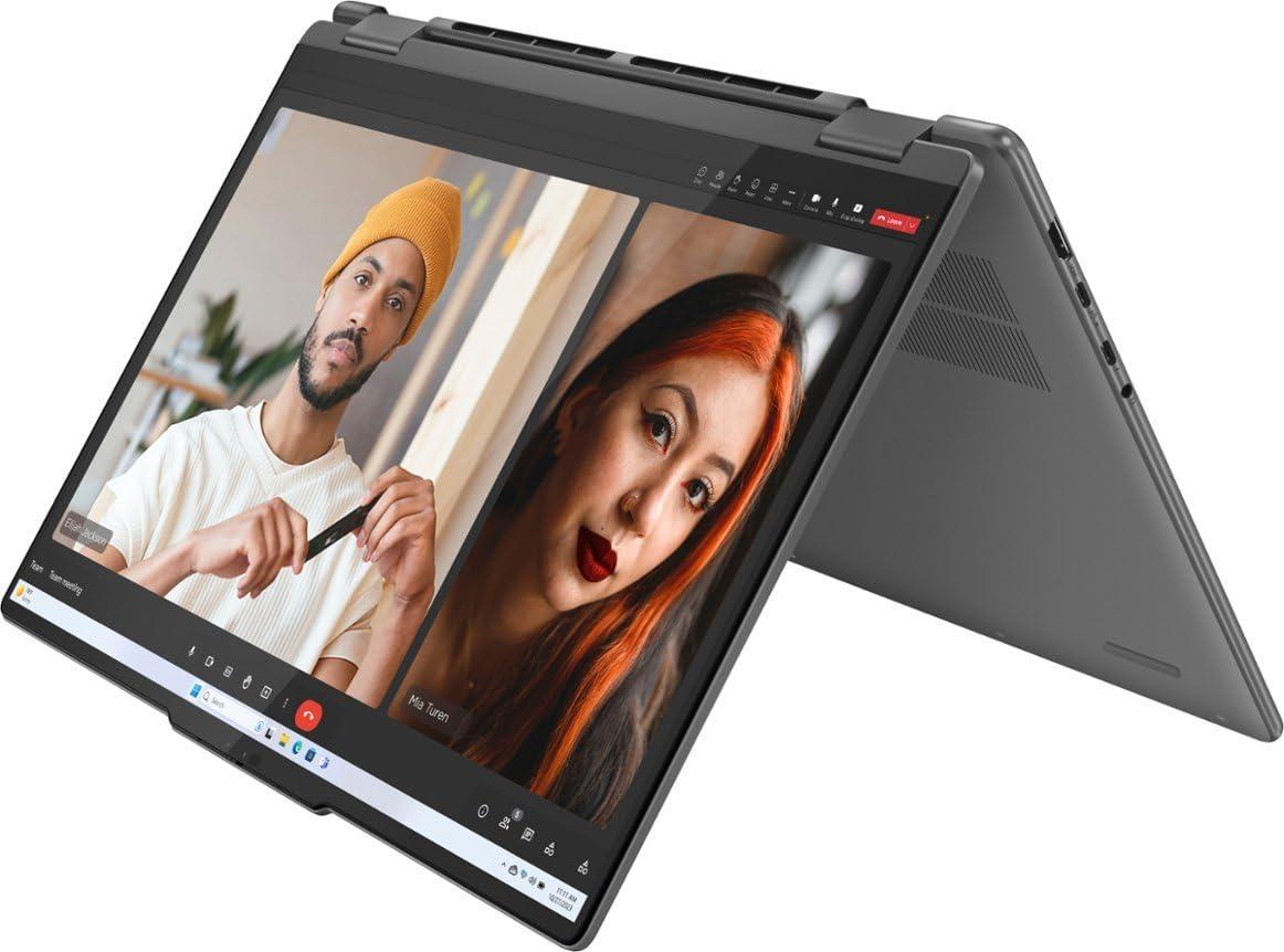 Lenovo Lenovo Yoga 7i 2-in-1 Business Laptop 16.0\" Touch FHD + IPS (Intel Core Ultra 7 155U (Beats i7-1335U), 16GB LPDDR5X, 1TB SSD, Backlit KYB, FP Reader, 2 Thunderbolt 4, Win11H) w/AI Copilot & DKZ Hub
