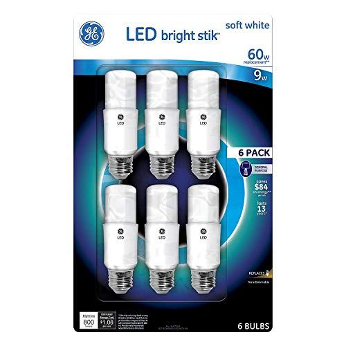GE GE Bright Stik 9 Watt Non-Dimmable 2700K LED Bulb