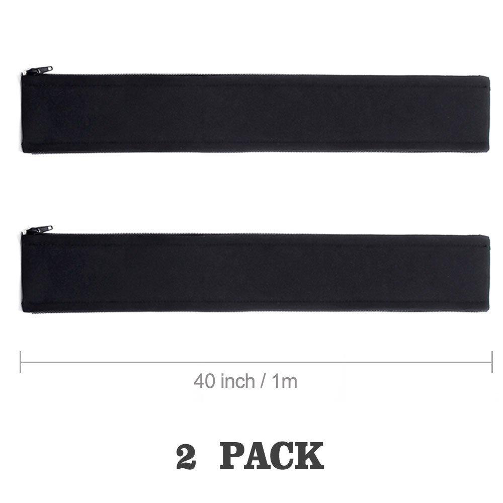 JOTO JOTO 10.83ft Cable Management Sleeve Bundle with 2 Pack Flexible Cable Sleeve Wrap Cover