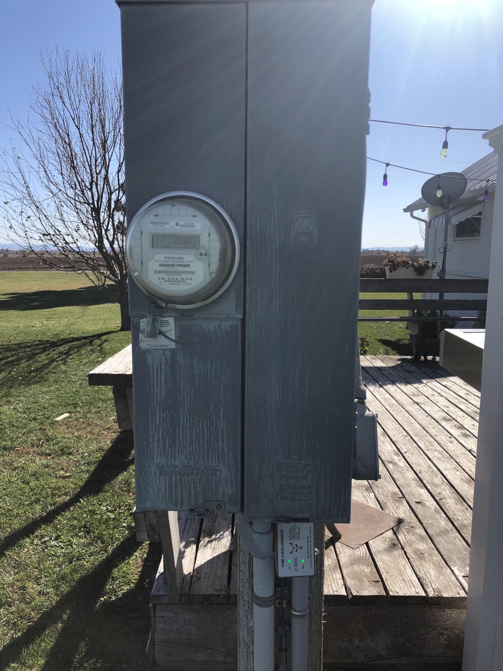 Bad Wolf Whole House EMP Surge Protector, 260kA of Surge Protection to Shield Your Home from Transient Surges Such As Lightning, EMP, CME, Solar Flare and More