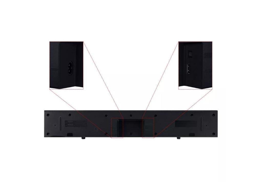 SAMSUNG SAMSUNG 2.0Ch Soundbar with Built-in Woofer - Black HW-C400