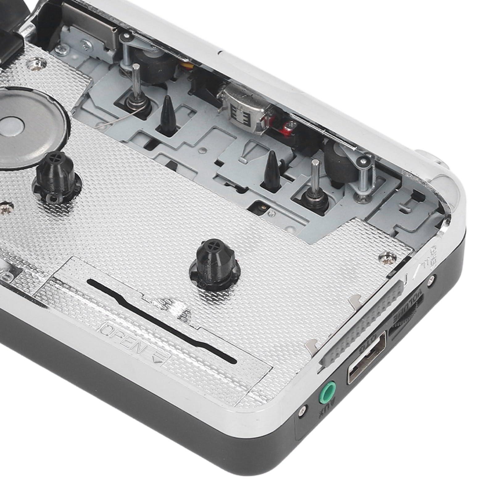 GOWENIC Tape to MP3 Converter, Retro Portable USB Cassette Player, Wide Compatibility withand macOS, Convert Old Cassettes to MP3 or Burn to CD