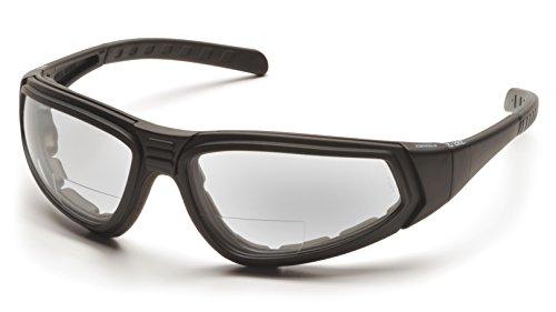 Pyramex Safety Pyramex XSG Reader Safety Glasses, Black Frame/Clear Anti-Fog + 2.5 Lens