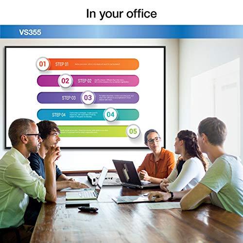 Epson Epson VS355 WXGA 3,300 lumens color brightness (color light output) 3,300 lumens white brightness (white light output) HDMI 3LCD projector