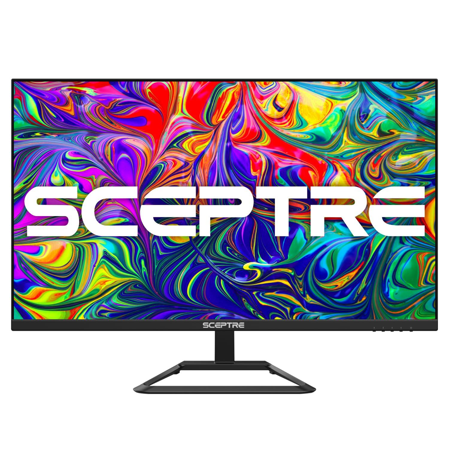 Sceptre SCEPTRE 32-inch IPS 4K UHD 3840 x 2160 Monitor DisplayPort x2 HDMI x2 99% sRGB Build-in Speakers, Machine Black 2024 (U325W-UPT)