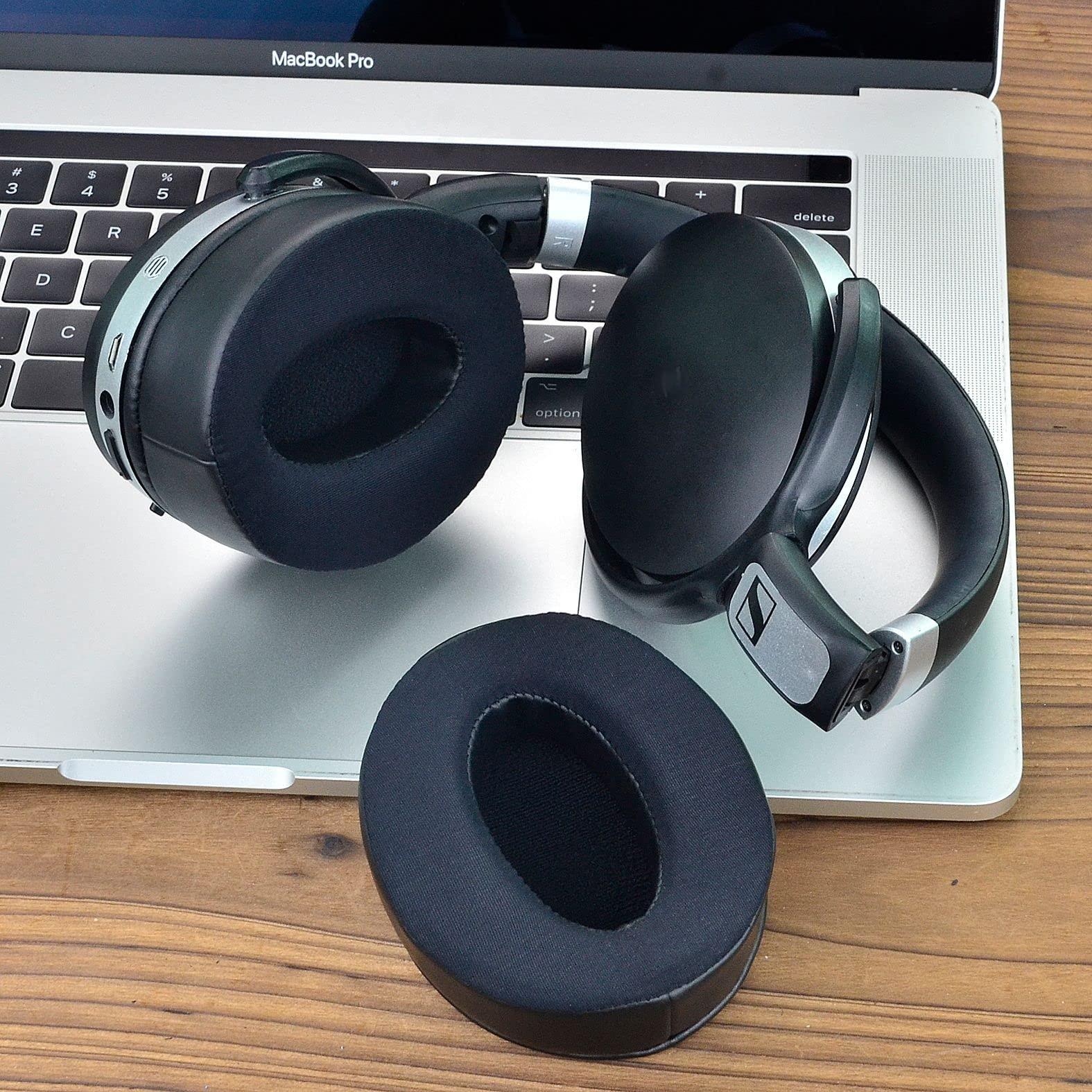 XBERSTAR Replacement Heaphone Ear Pads Cushions for Sennheiser HD 4.50BT 4.40BT HD 4.30 HD 4.20S HD 458BT HD 450 HD HD 350BT Headset Earpads (Cooling-Gel Black)