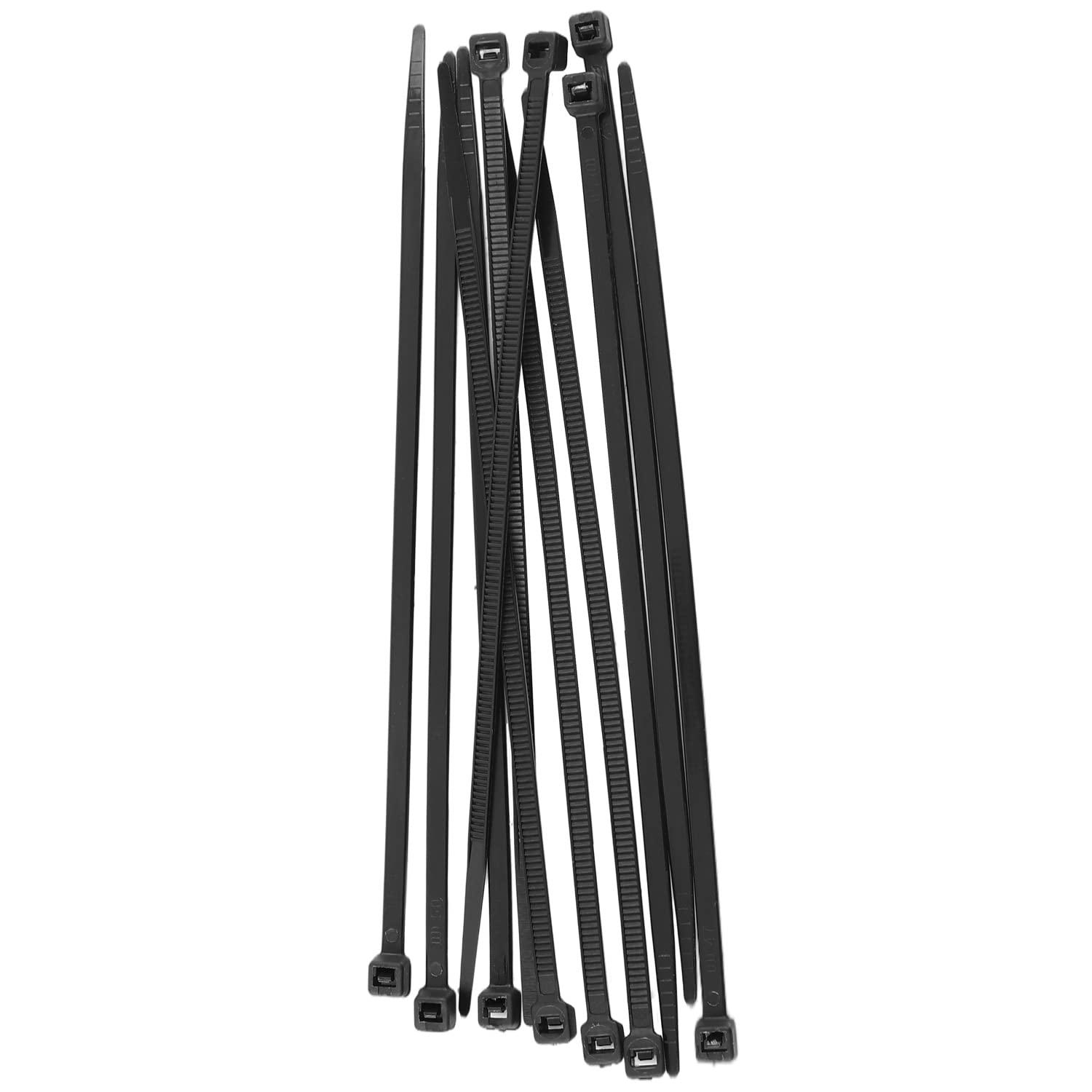 Heyiarbeit Heyiarbeit 6 Inch Zip ties White Plastic Cable Tie Nylon Cable Wire Ties Self-Locking Tie Wraps 100Pcs