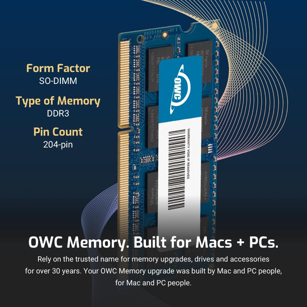 OWC OWC 4GB (2x2GB) DDR3 1066 PC3-8500 CL7 1Rx8 204-pin 1.5V Non-ECC SODIMM Memory RAM Module Kit