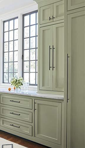 Amerock Amerock | Cabinet Pull | Oil Rubbed Bronze | 21-7/16 inch (544 mm) Center to Center | Bar Pulls | 1 Pack | Drawer Pull | Drawer Handle | Cabinet Hardware