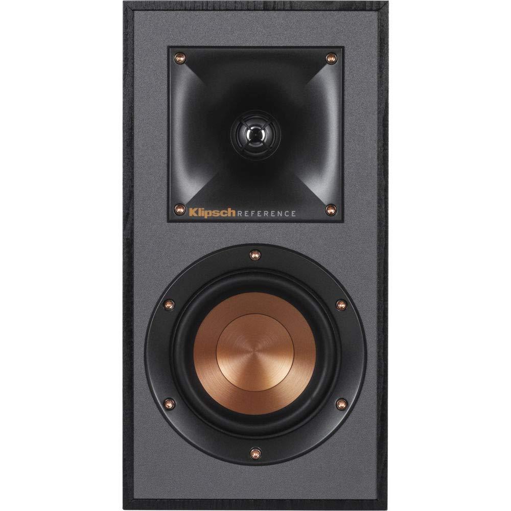 Klipsch Klipsch Reference R-41SA Dolby Atmos High-Performance, Horn-Loaded Elevation Surround Speaker Pair with 5 Pair Banana Plugs and 50 Foot 16 AWG Gauge Heavy Duty Speaker Wire Cable