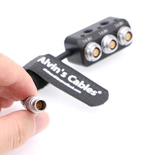 Alvin's Cables Alvin's Cables 1 to 3 Mini Power Splitter Box Cable 2 Pin Male to 3 2 Pin Female Box for ARRI RED Cameras Teradek