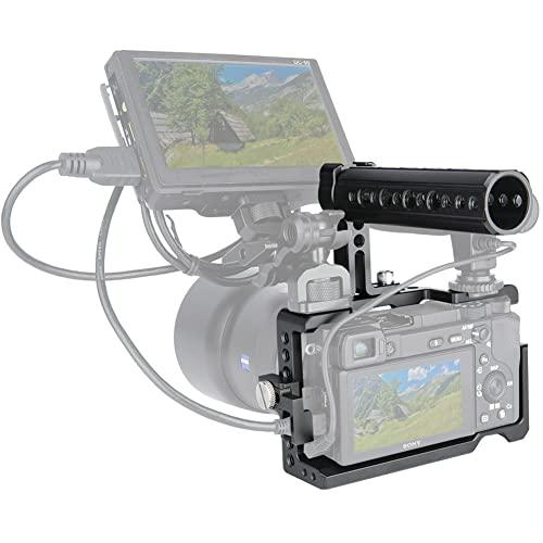 NICEYRIG NICEYRIG Camera Cage Kit for Sony A6400/ A6100/ A6300/ A6000, with Cheese Top Handle Cable Lock Clamp