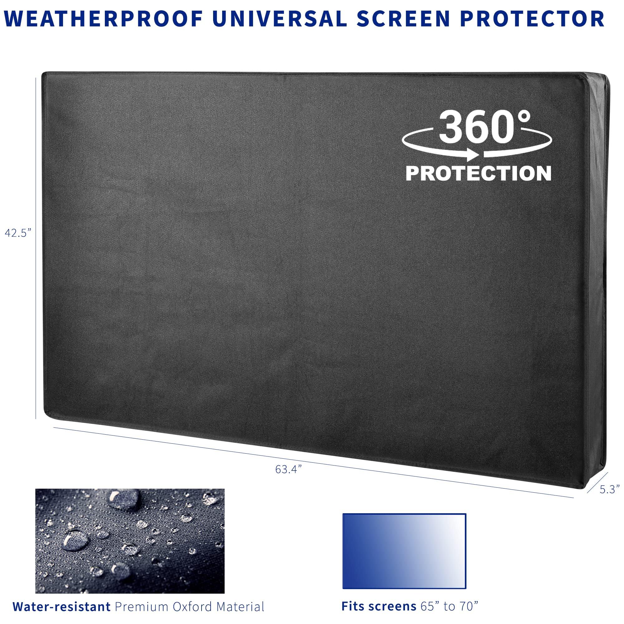 VIVO VIVO Flat Screen TV Cover Protector for 65 to 70 inch Screens, Designed for VIVOs Electric Ceiling Mount MOUNT-E-FD70, Outdoor, Weatherproof, Water Resistant, COVER-FD65