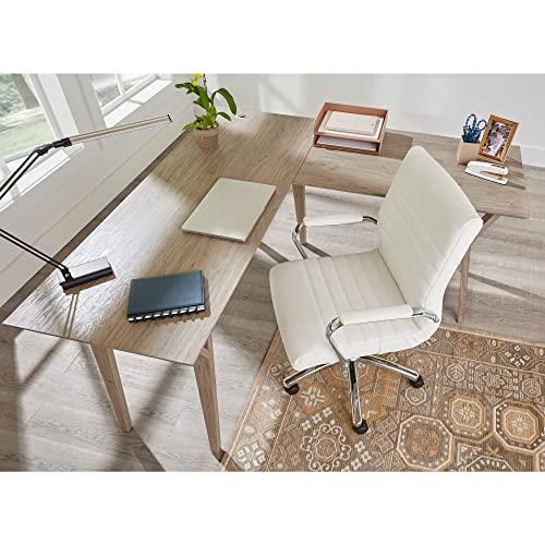 Realspace Realspace Architect Desk Lamp, Adjustable, 21-1/2\"H, Black/Silver