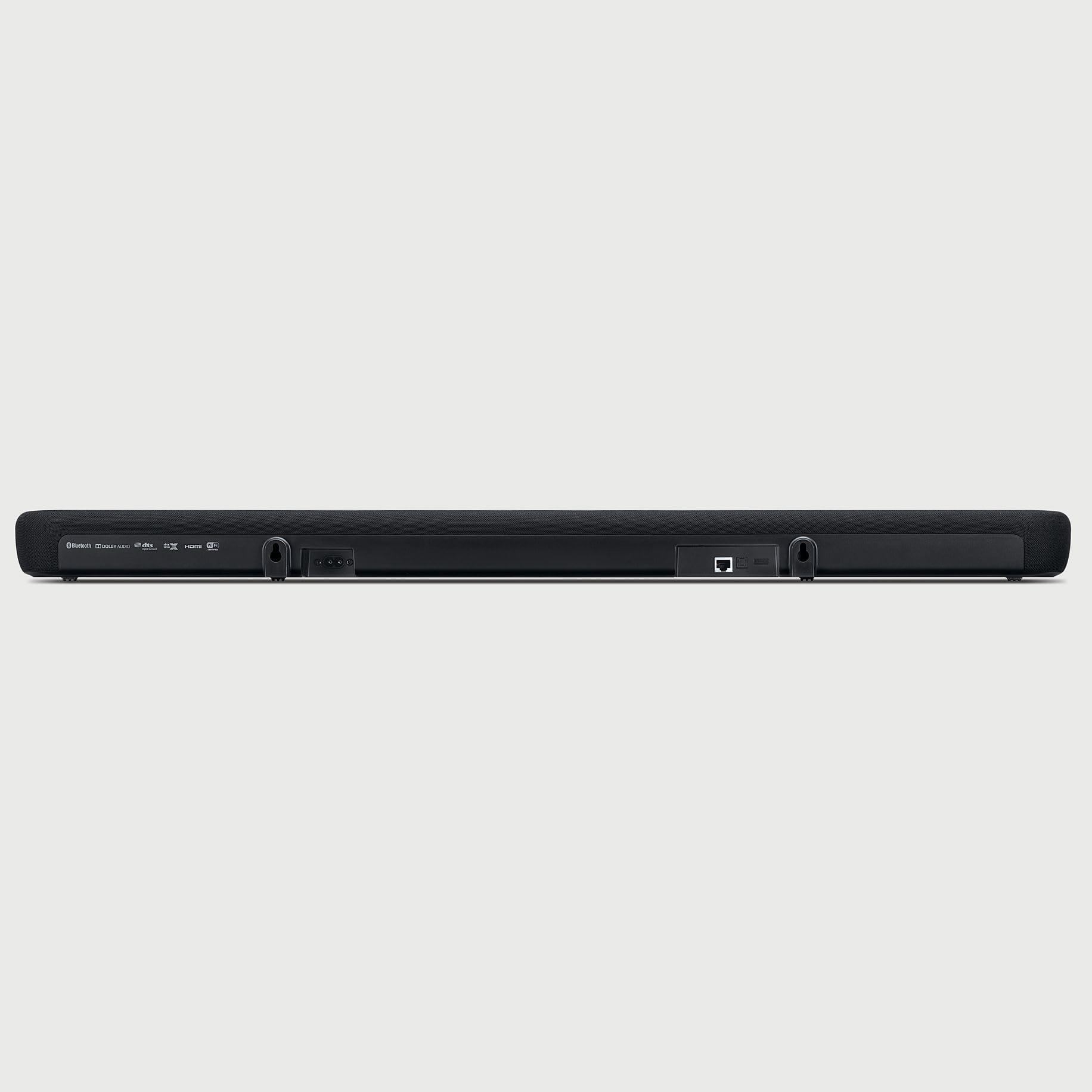 YAMAHA Yamaha Audio YAS-209BL Sound Bar with Wireless Subwoofer, Built-in Bluetooth, and Alexa Voice Control, 2.1-Channel Soundbar System, Virtual 3D Surround Sound Bars for Tv Bundle with Accessories