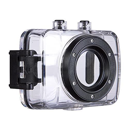 Vivitar Vivitar DVR781HD HD Action Cam with LCD Rear Screen and Waterproof Case (Black) Bundle with 50-In-1 Action Camera Accessory Kit (Compatible with GoPro) and 32GB MicroSD Card Bundle (3 Items)