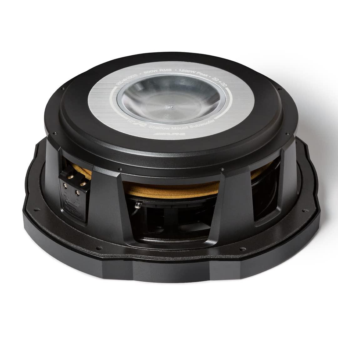 Alpine Alpine RS-W12D2 12-inch R-Series Shallow Subwoofer with Dual 2-Ohm Voice Coils