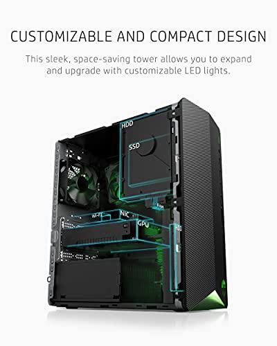 HP HP Pavilion Gaming PC, AMD Ryzen 3 5300G Processor, 8 GB RAM, 256 GB SSD, Windows 11, Wi-Fi 5 & Bluetooth 4.2 Combo, 9 USB Ports, Pre-Built Gaming PC Tower, Mouse and Keyboard (TG01-2010, 2021)