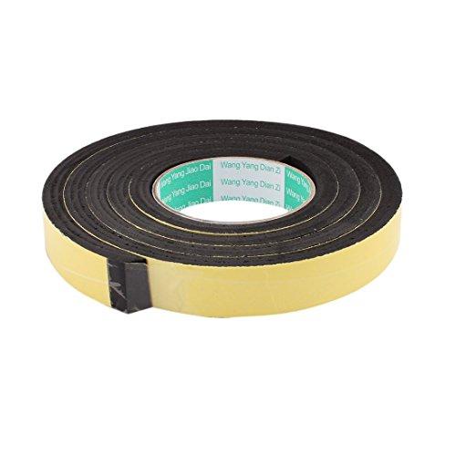 uxcell uxcell 2 Pcs 25mm Width 10mm Thickness EVA Single Side Sponge Foam Tape 2 M Length for Door Window