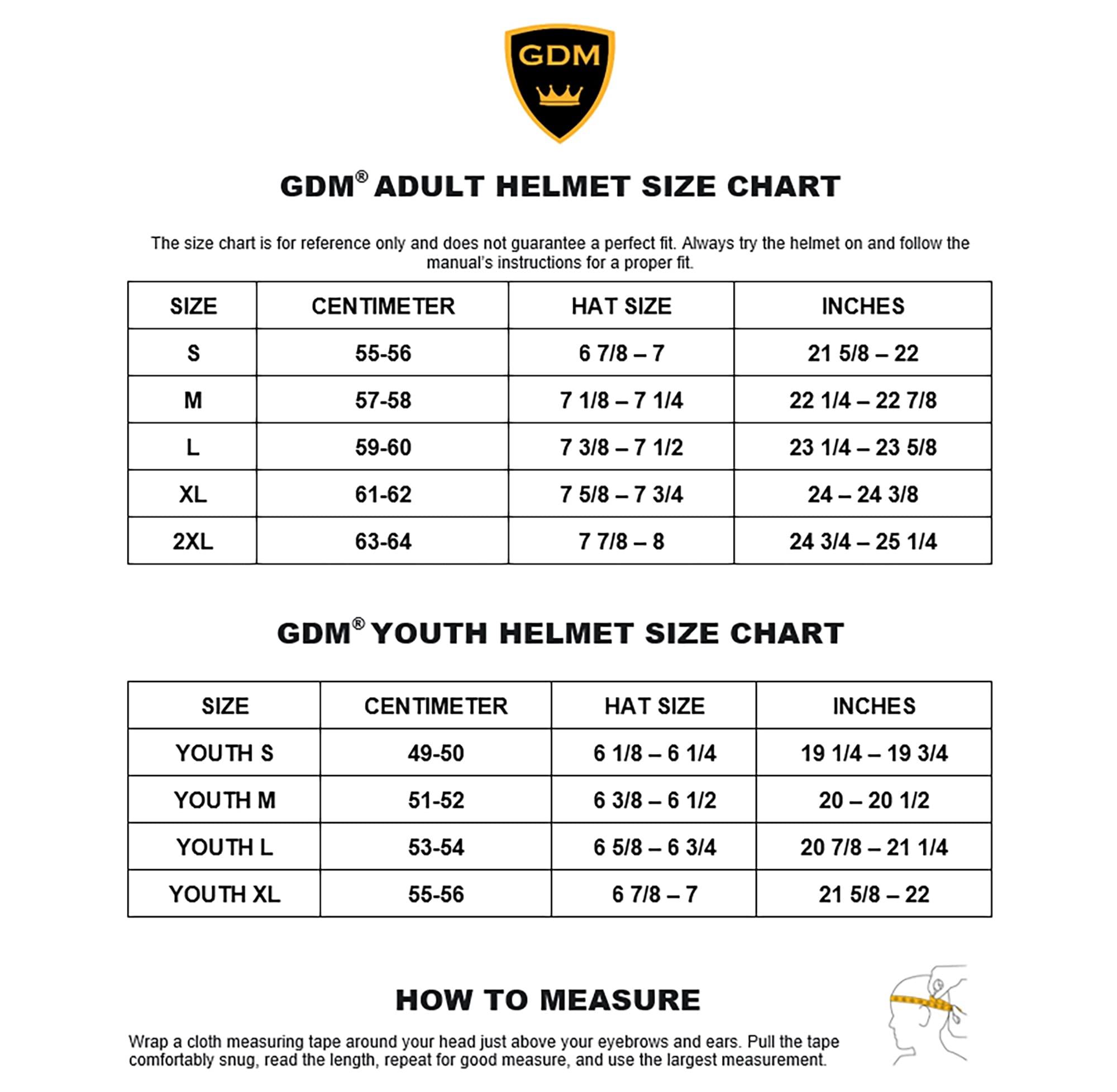 GDM GDM Motorcycle Helmet with Bluetooth Headset - Large (Matte Black, with Clear & Iridium Shields)