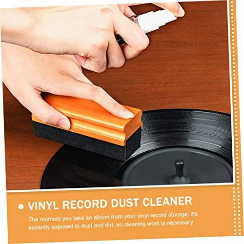 Yardenfun Yardenfun Vinyl Record Cleaner Sponge Brush for Dust Wood Handle Vintage Record Player Duster Safe Reliable