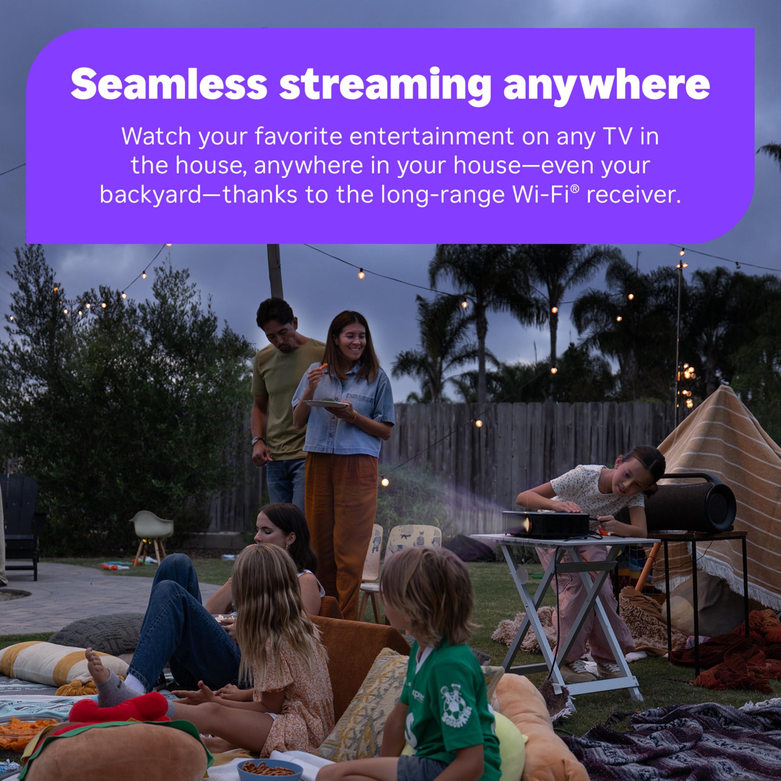 Roku Roku Streaming Stick 4K | Portable Roku Streaming Device 4K/HDR/Dolby Vision, Roku Voice Remote, Free & Live TV