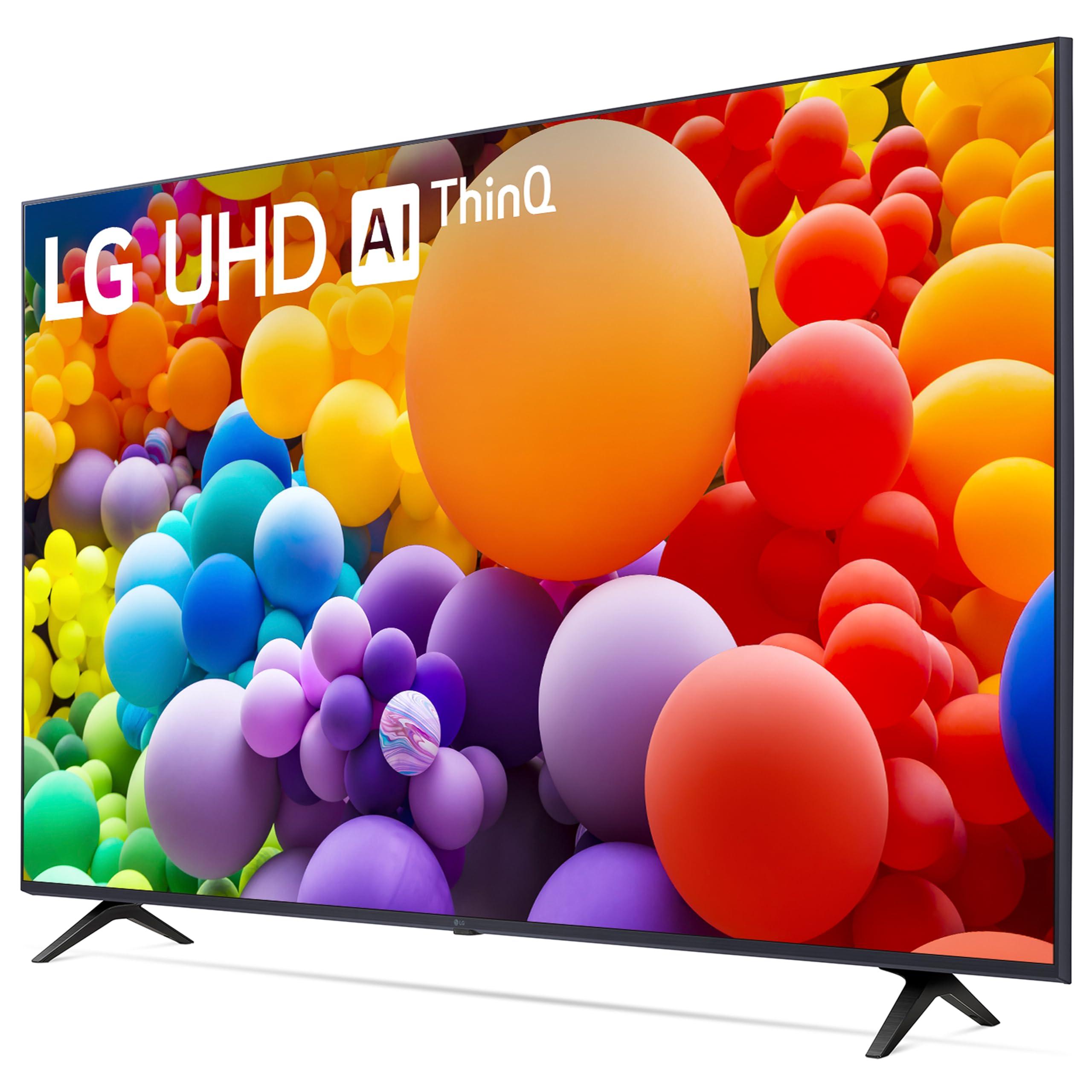 LG LG 55-Inch Class UT75 Series LED Smart TV 4K Processor Flat Screen AI-Powered with Alexa Built-in (55UT7570PUB, 2024)