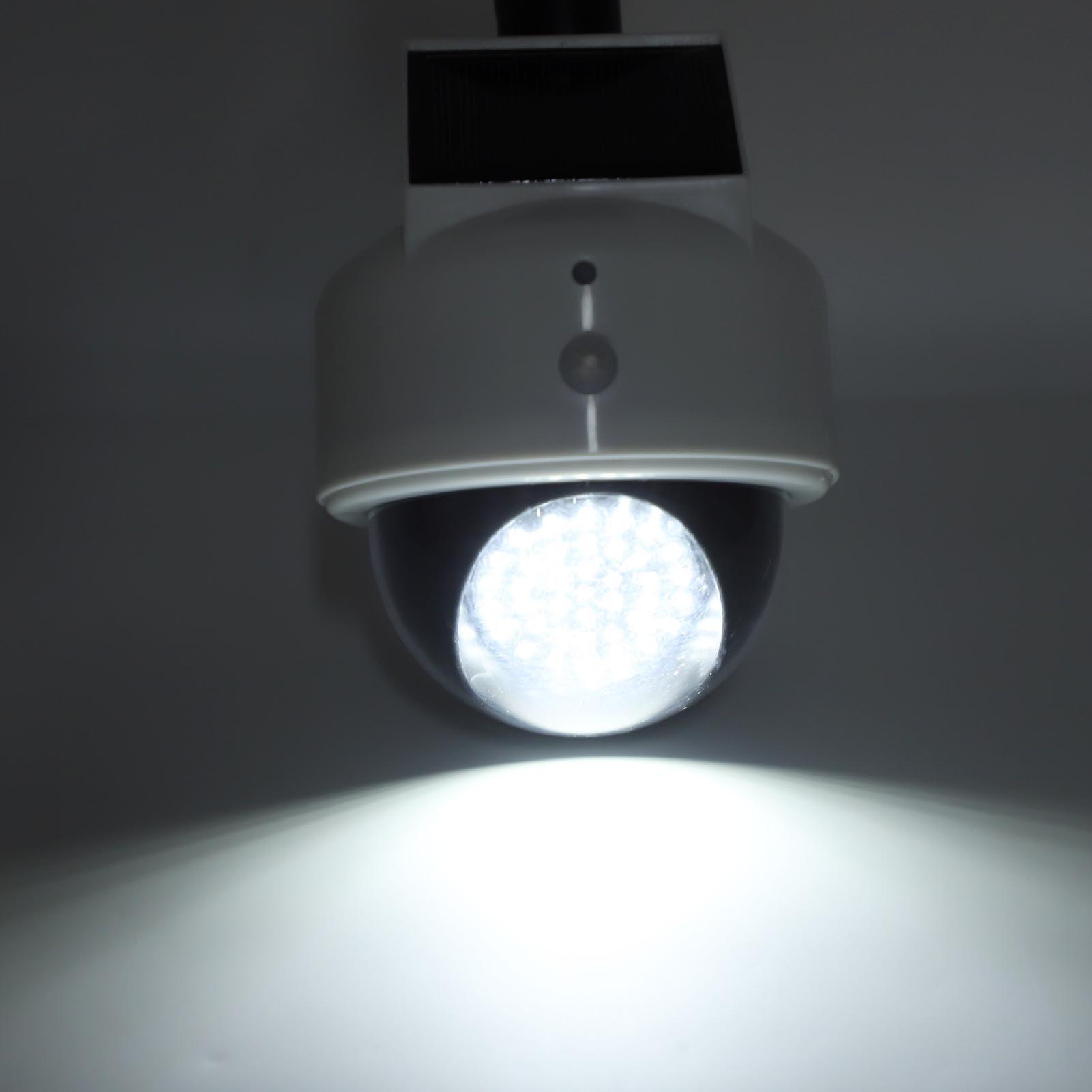 Brrnoo Brrnoo Solar Dummy Fake Camera with Red Flashing LED Light, Outdoor Simulated Camera for Indoor and Outdoor Use