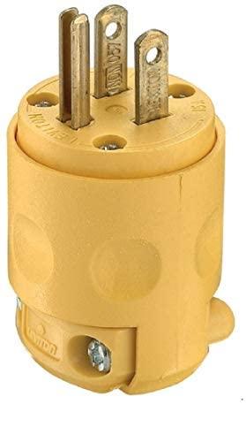 Leviton Leviton 000-515PV 15 Amp Grounded Commercial Grade Straight Blade Plug