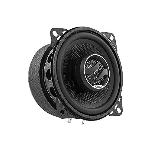 DS18 DS18 ZXI-44 4\" Car Audio Coaxial Speaker with Built in Neodymium Tweeter and Kevlar Cone 2 Way 150 Watts Max 4 Ohm (2 Speakers)