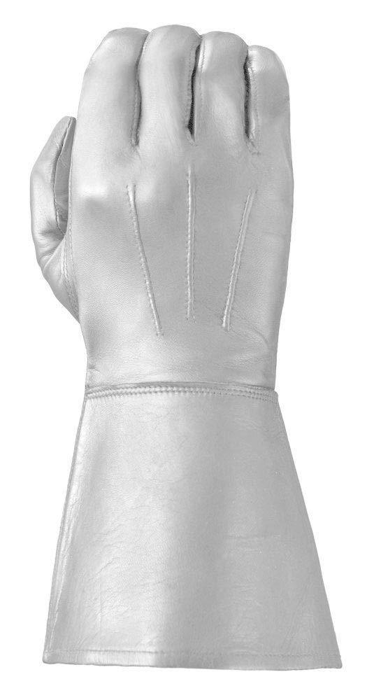 Tough Gloves Tough Gloves Enforcer Unlined Leather Gauntlet, TD650HP Black Size 10