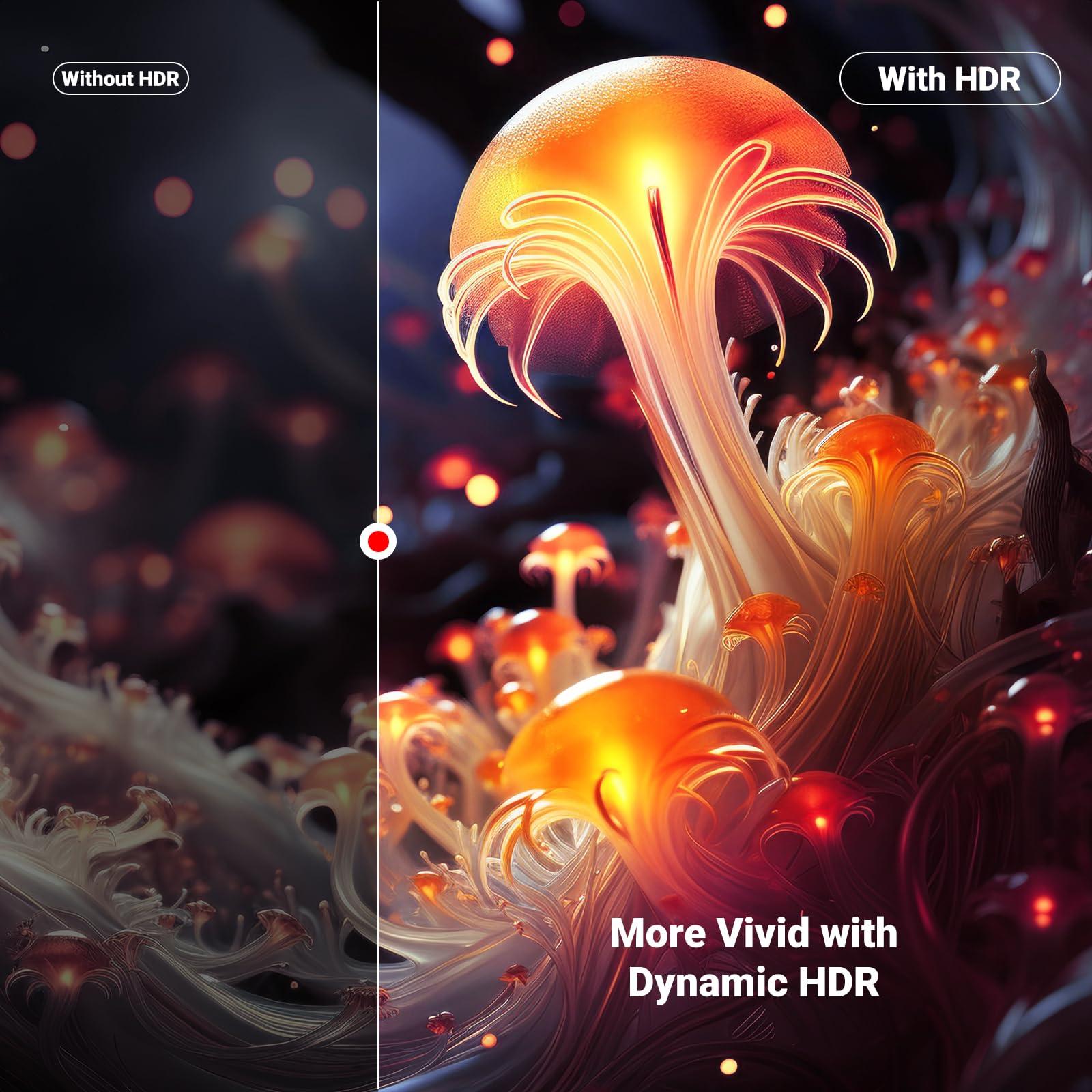 UGREEN UGREEN HDMI 2.1 Switch Aluminum Ultra HD 8K 3 in 1 Out HDMI Splitter with Remote Supports 4K@120Hz, 8K@60Hz 4K@60Hz Bundle with 8K HDMI 2.1 Cable 48Gbps 6.6FT, Certified Ultra High Speed HDMI Cord