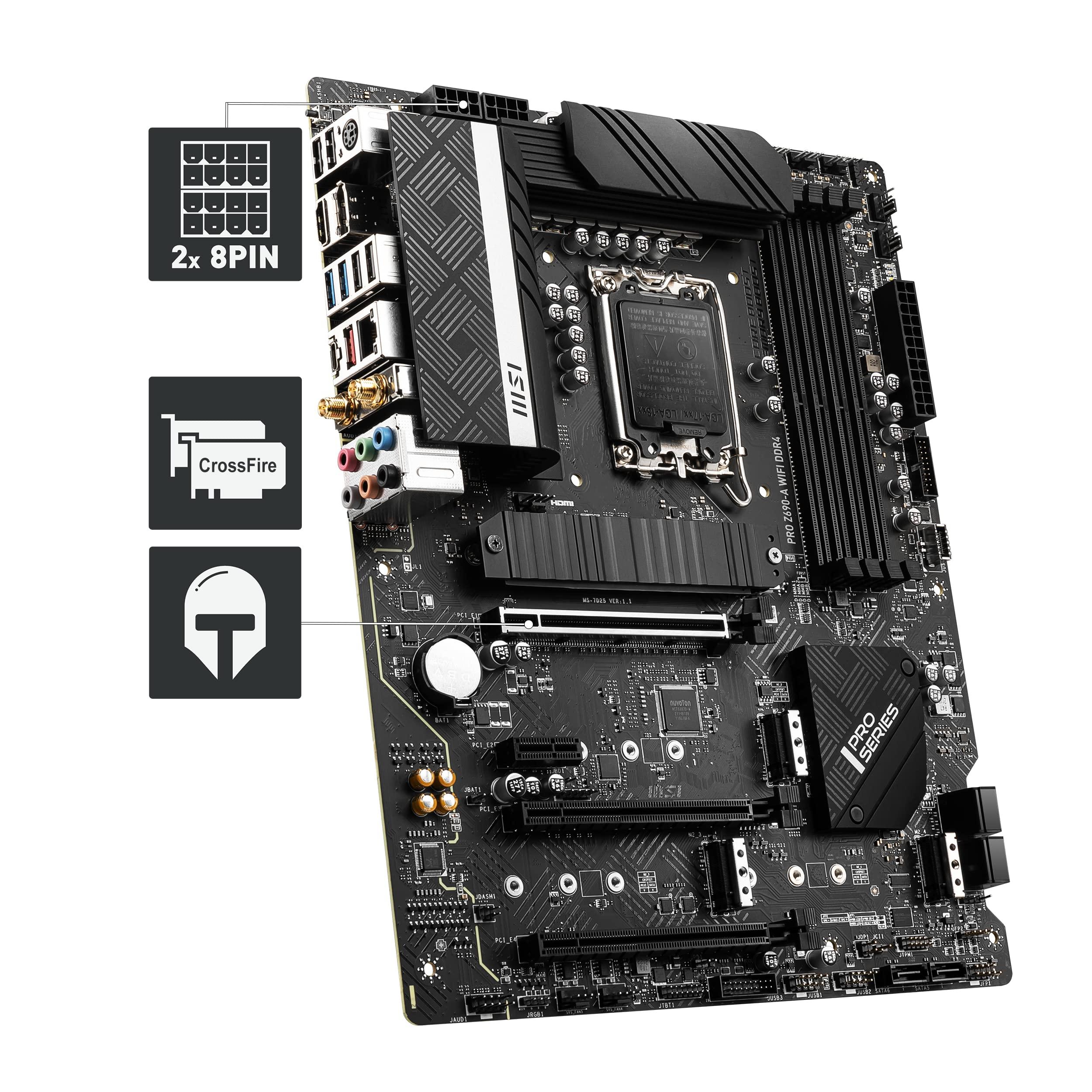 MSI MSI PRO Z690-A WIFI DDR4 motherboard Intel Z690 ATX