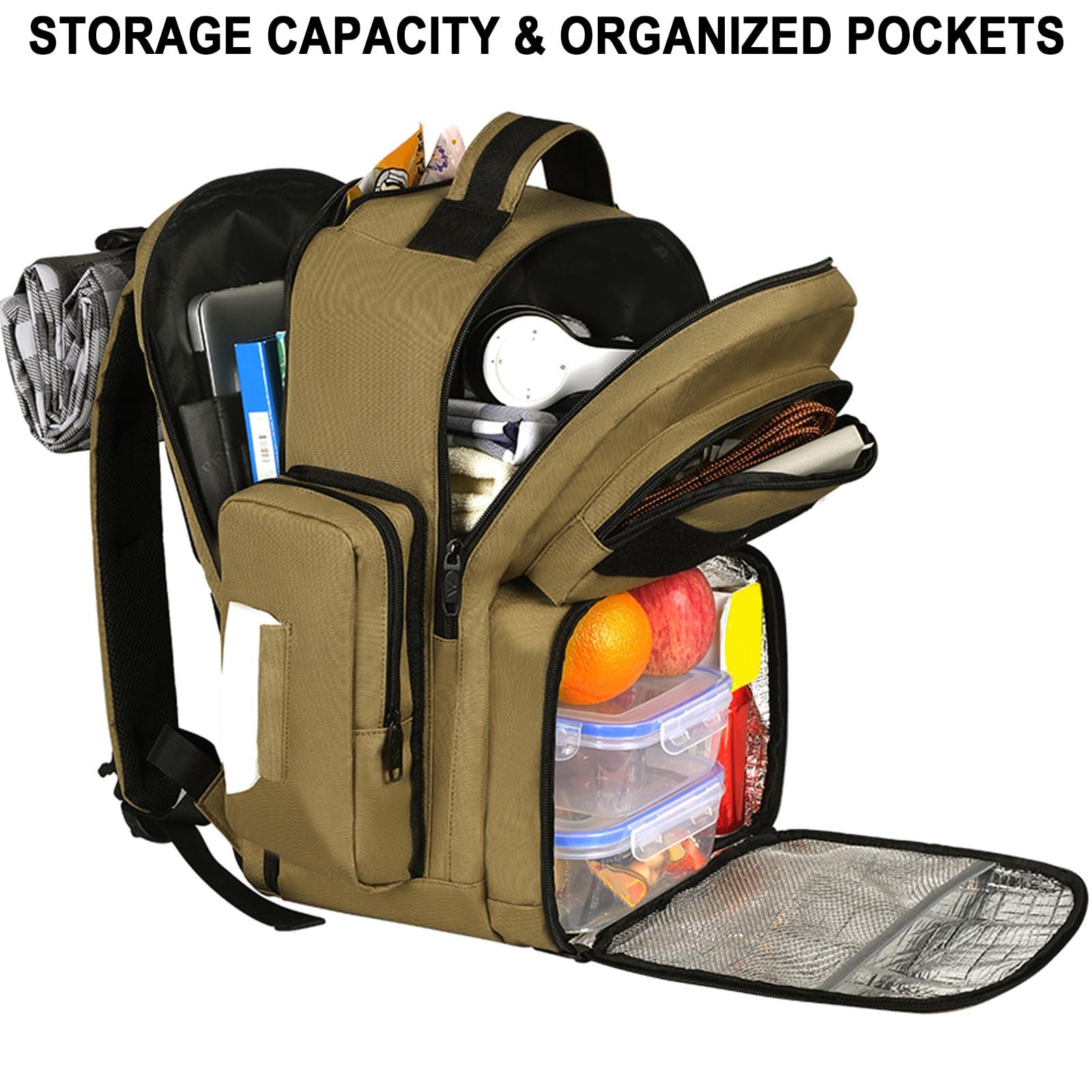 MATEIN MATEIN Anti Theft Laptop Backpack with USB Charging Port, Water Resistant Slim Travel Laptop Backpack Fits 15.6 In Computer, Lunch Backpack for Men, 17 Inch Travel Laptop Insulated Cooler Bag