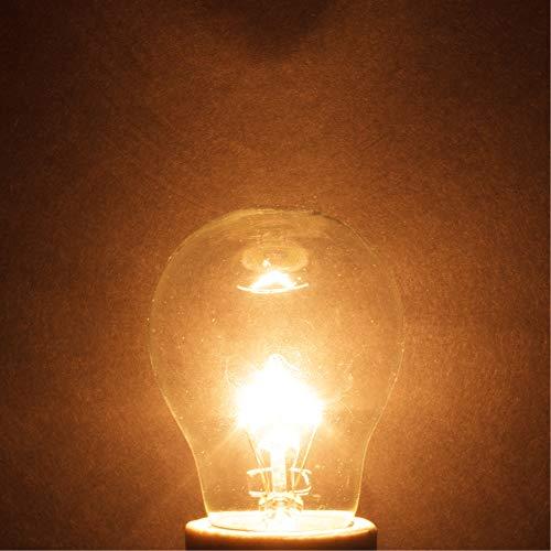 Simba Lighting Simba Lighting Appliance Light Bulb A15 40W (6 Pack) Incandescent Mini-Standard Shape with E26 Standard Medium Screw Base for Refrigerators, Ovens, 110V 120V 130V, Dimmable, 2700K Warm White