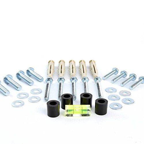 Rhino Brackets Rhino Brackets TV Mount Fixed for Most 32-55 Inch Flat Screen TVs, TV Wall Mount Bracket up to VESA 400 x 400mm and 88 lbs