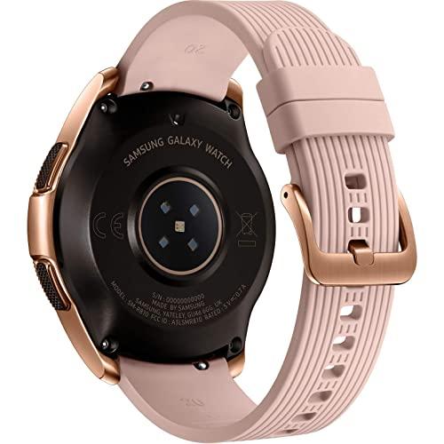 SAMSUNG SAMSUNG Galaxy Watch (42mm), Sleep Monitor, Rose Gold (Bluetooth) (Renewed)