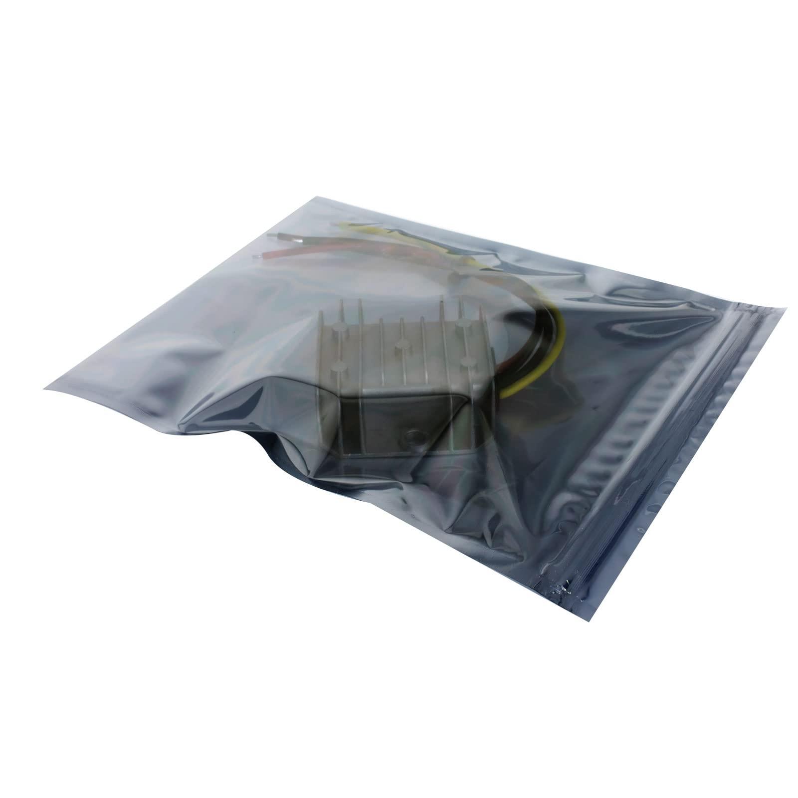 Rebower Rebower Anti Static Bags ESD Shielding Bags Reusable, [for Electronic Device GPU Hard Drive SSD HDD Motherboard] - 5x12inch/50pcs