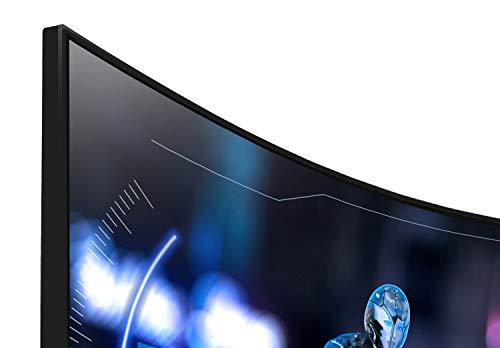 Sceptre Sceptre Curved 24" FHD 1080p Gaming LED Monitor R1200 HDMI DisplayPort 165Hz 144Hz FreeSync G-Sync Compatible, Edgeless Build-in Speakers Machine Black 2021 (C248B-1858RN)