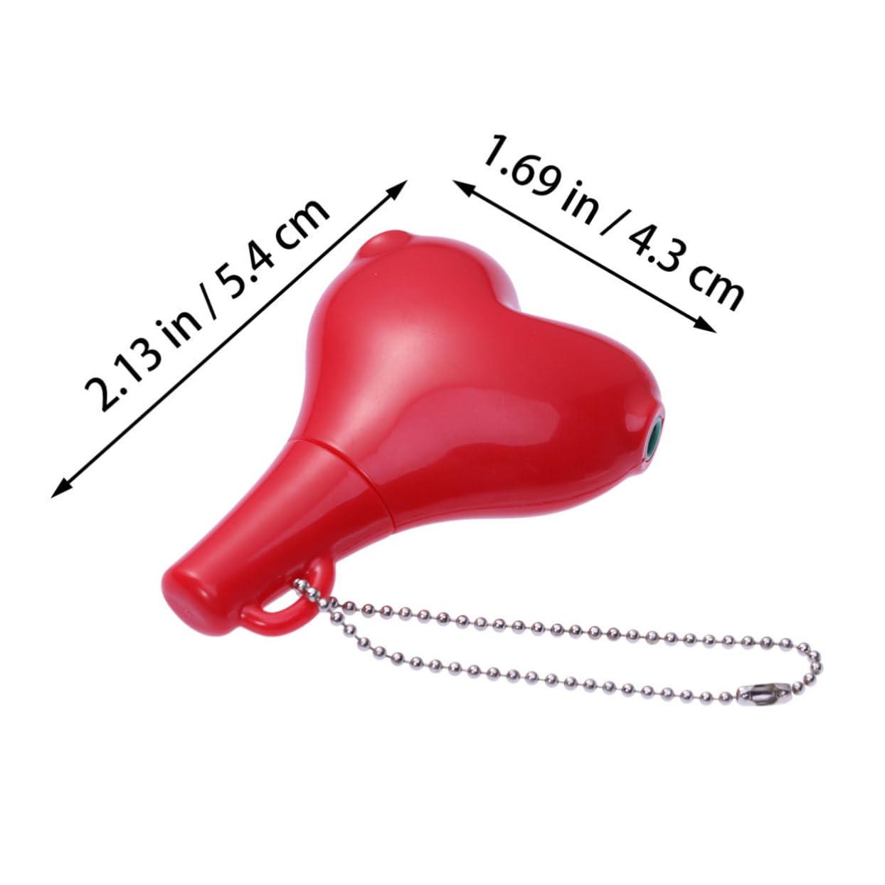 ETHZZLE ETHZZLE Heart Headphone Splitter 2-Way for Music Sharing Heart Shaped Earphone Adapter 3.5mm Jack Red