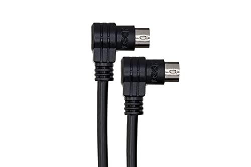 HOSA Hosa CCD-103 Right-angle 8-pin Mini-DIN to Same CD Controller Cable, 3 feet