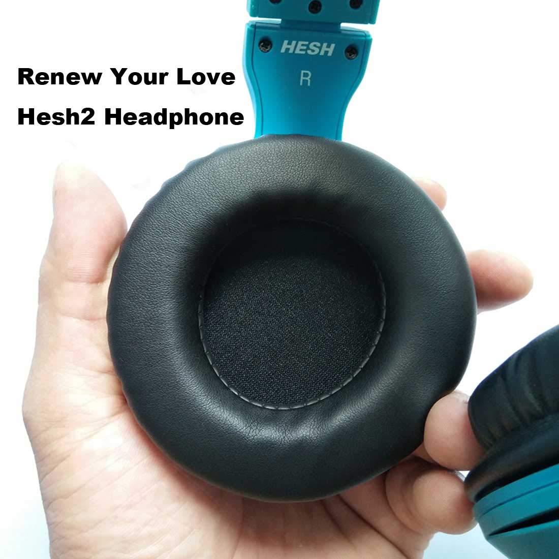 Lektuen Skullcandy Replacement Ear Pads Hesh 2 Replacement Ear Pads Ear Cushions Ear Cups Ear Cover Earpad Repair Parts for Skullcandy Hesh2.0 Bluetooth Wireless Headphones (Black)