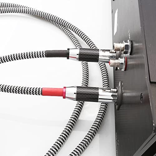 Moonsaudio Moonsaudio Balanced Audiophile Audio 2RCA Male to Dual XLR Male Connections Cables, HiFi Interconnect Cable for Home Theater, HDTV, Amplifiers,Hi-Fi System(2M/6.6FT, RCA to XLR Male)