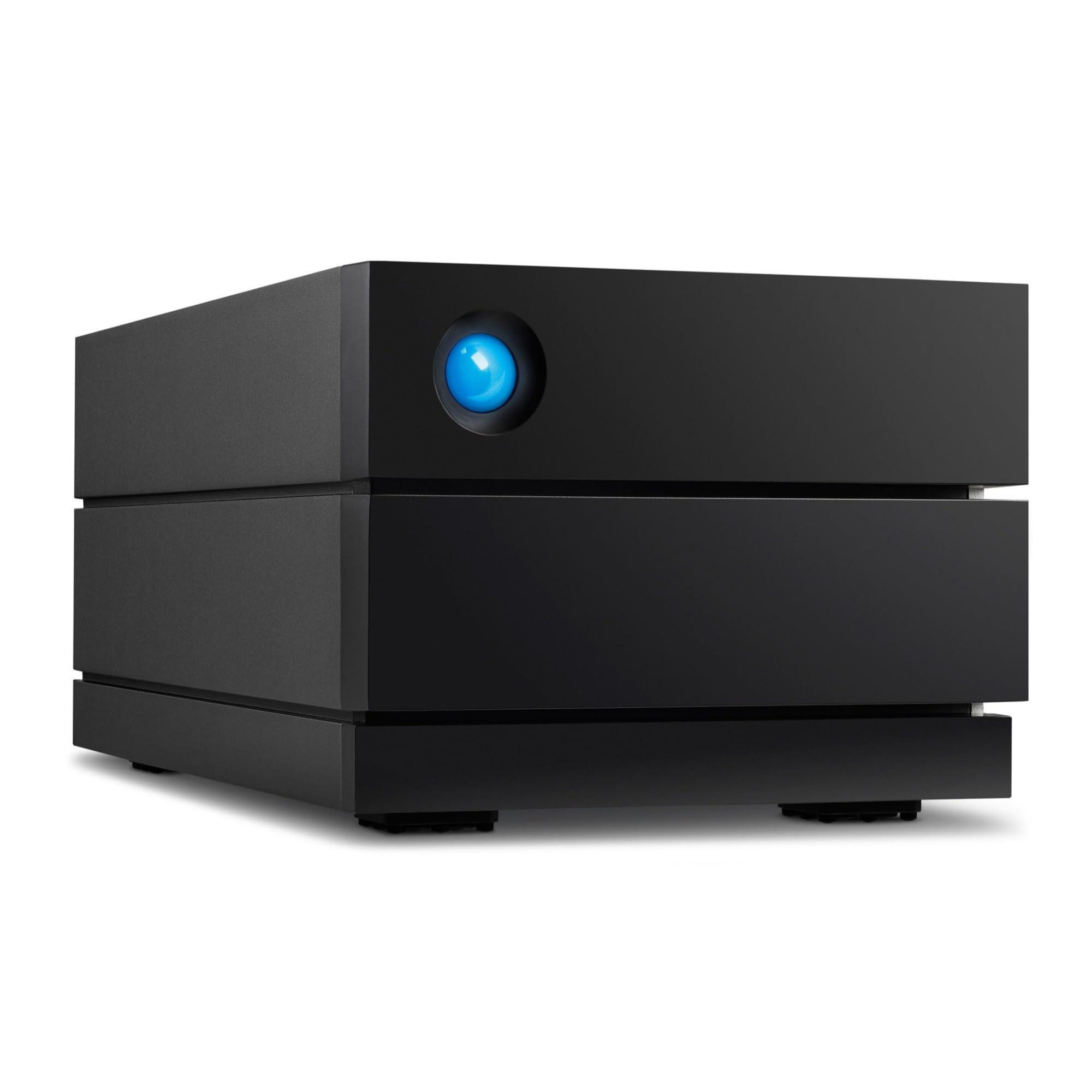 LaCie LaCie 2big RAID 28TB External Hard Drive Desktop HDD USB-C, 7200 RPM Enterprise Class Drives, for Mac and PC Desktop, Rescue Services (STHJ28000800)