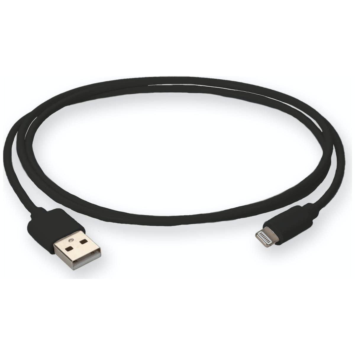 AddOn AddOn 1.0m (3.3ft) USB 2.0 (A) Male to Lightning Male Sync and Charge Black Cable