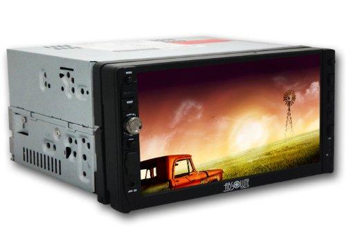 Absolute Absolute DD-3000ABT 7-Inch Double Din Multimedia DVD Player Receiver with Touch Screen System Display and Detachable Front Panel Built-in Bluetooth
