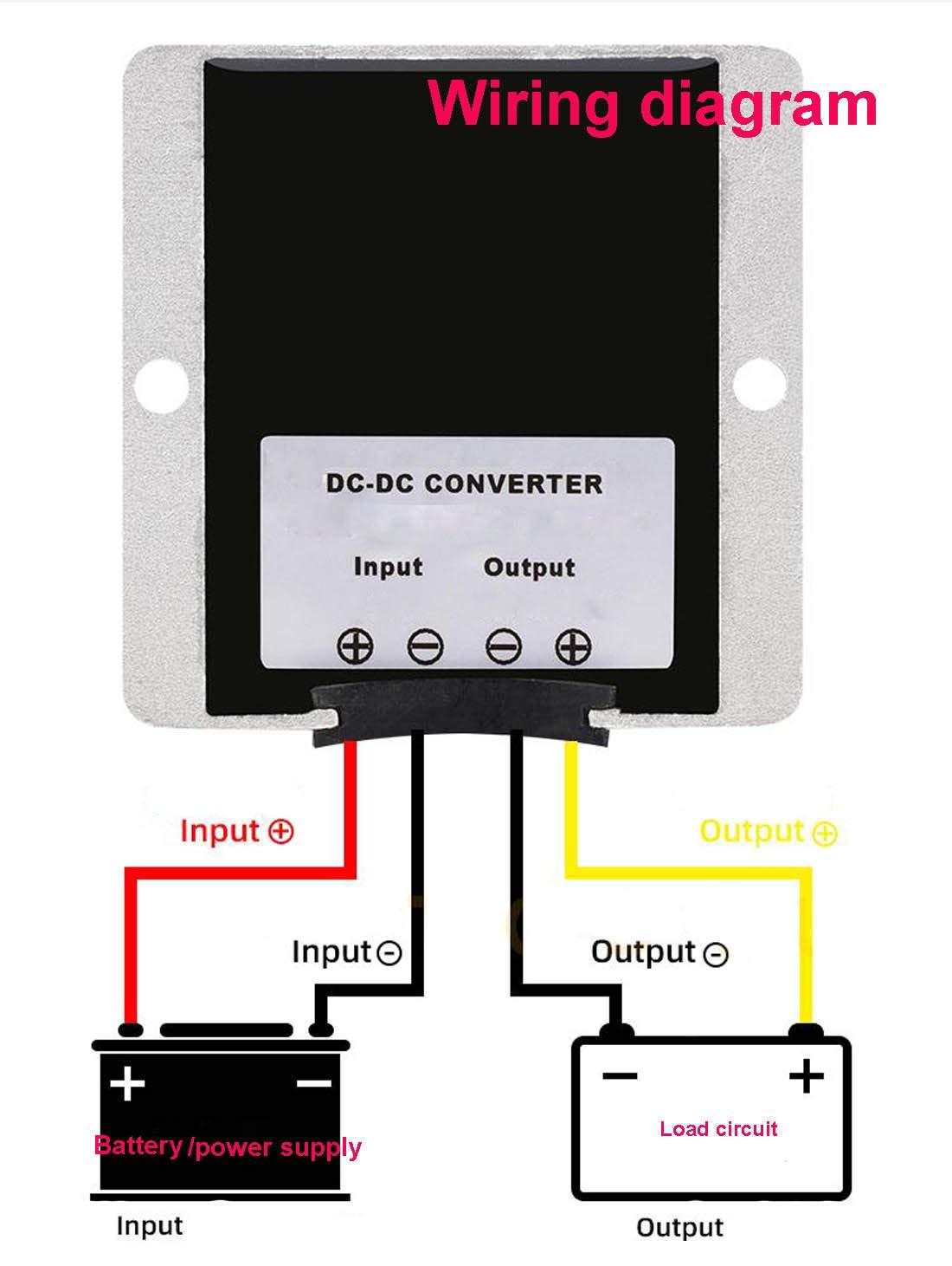 TZ 480W 12V to 48V 10A DC DC Converter Step Up Voltage Regulator Buck Voltage Converter Waterproof