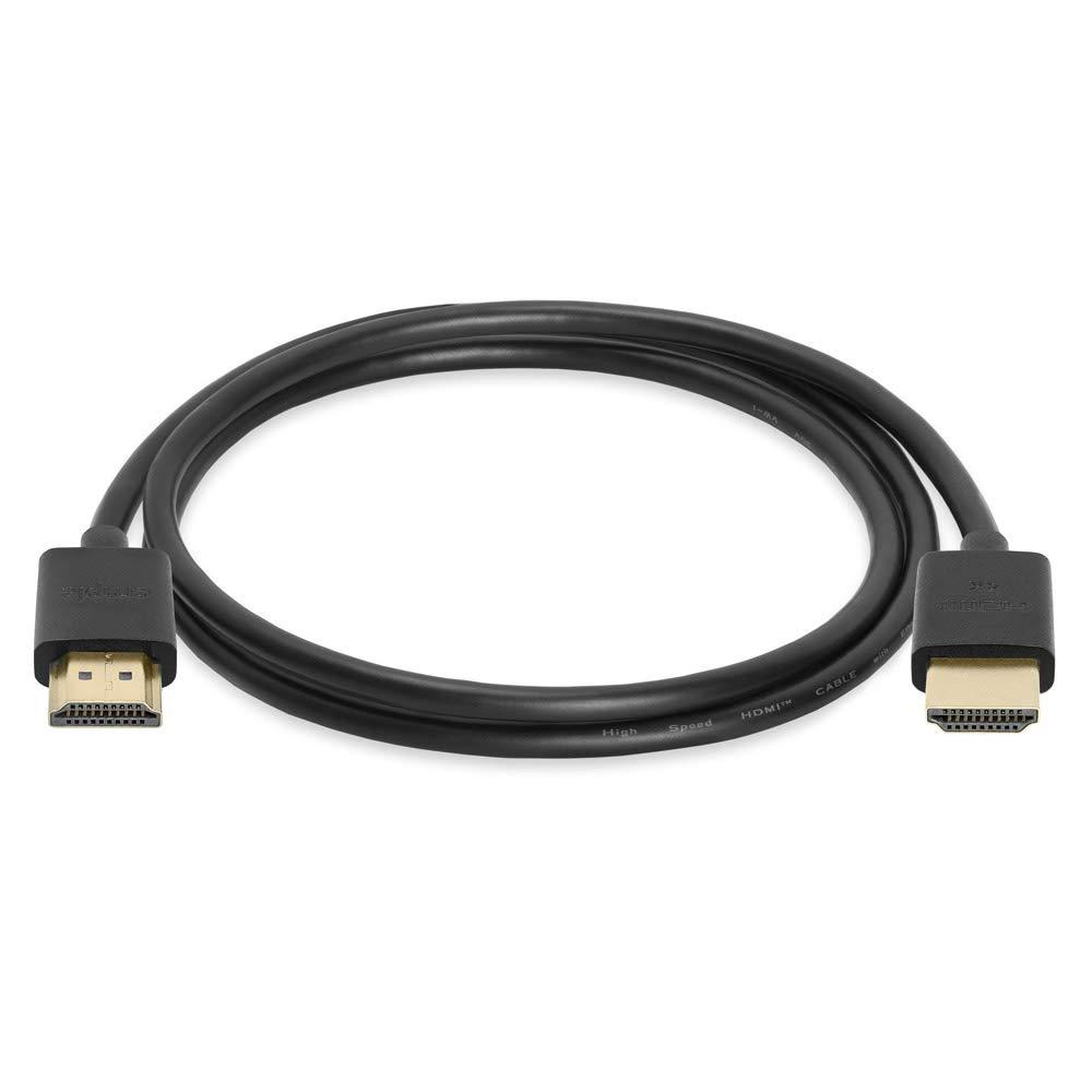 Cmple Cmple - High Speed HDMI Cable 3 ft 4k@60Hz Ultra Thin HDMI 2.0 Cable 4k HDMI Cable, ARC, 3D, 4k HDMI Cord - Flexible