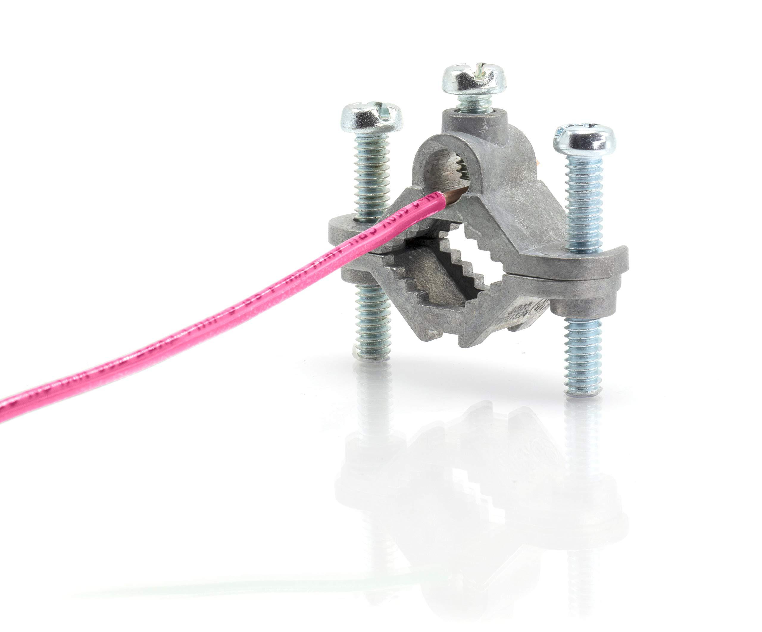 THE CIMPLE CO THE CIMPLE CO 10 Feet (3 Meter) - Insulated Solid Copper THHN/THWN Wire - 14 AWG, Made in The USA, Residential, Commerical, Industrial, Grounding, Electrical Rated for 600 Volts - in Pink