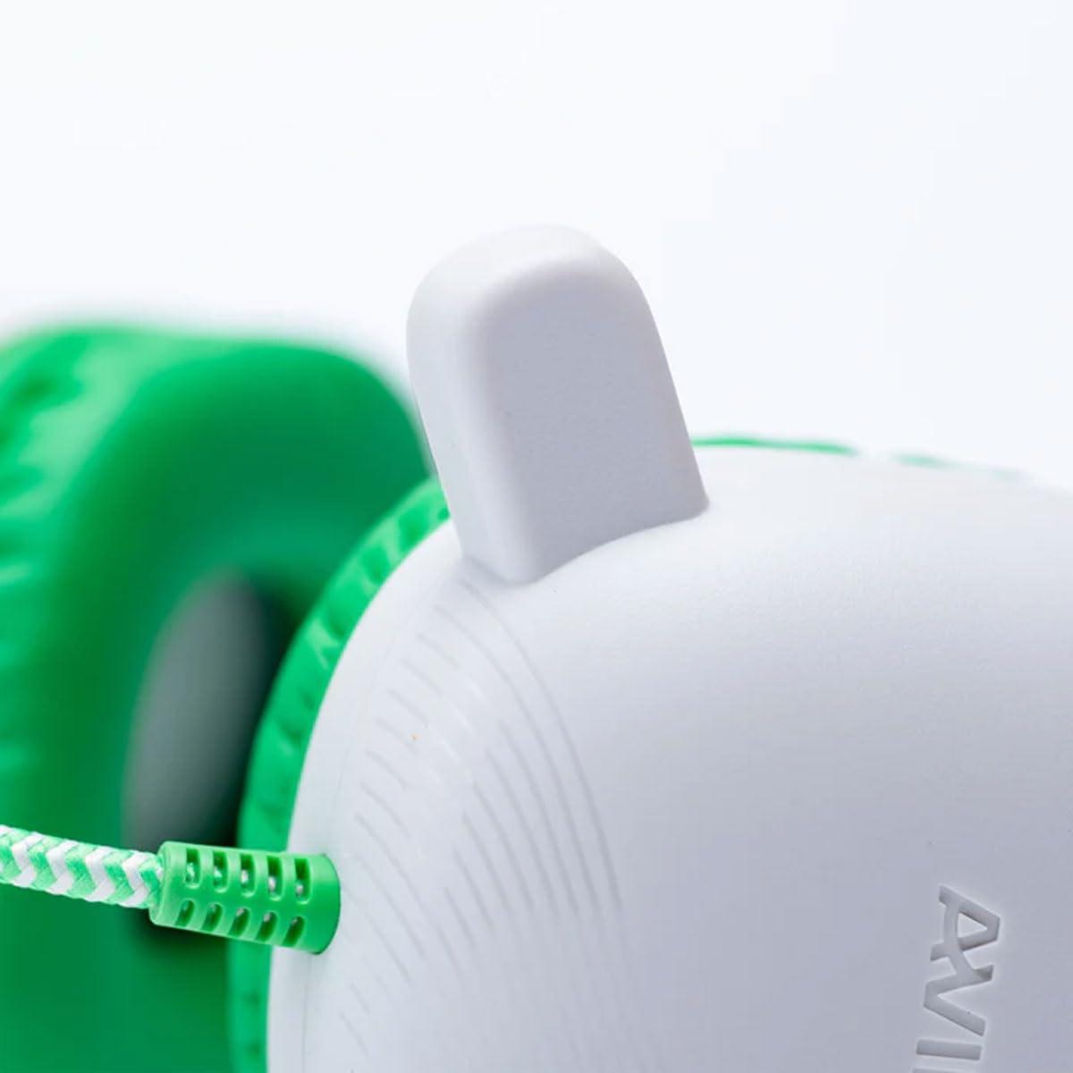 Avid Avid AP-400 WonderEars Classroom Headphone with Microphone, TRRS, Green